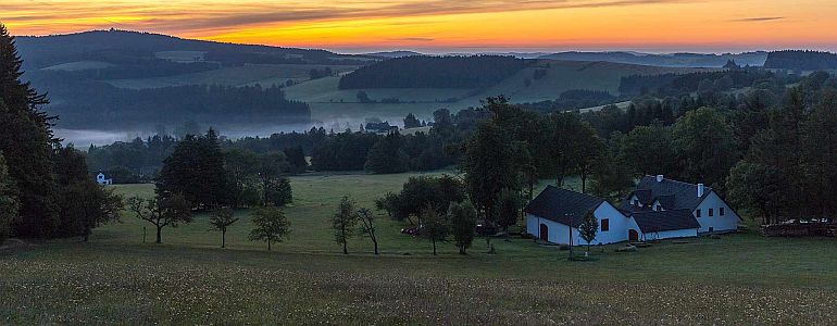 Krajina žďárských vrchů.
